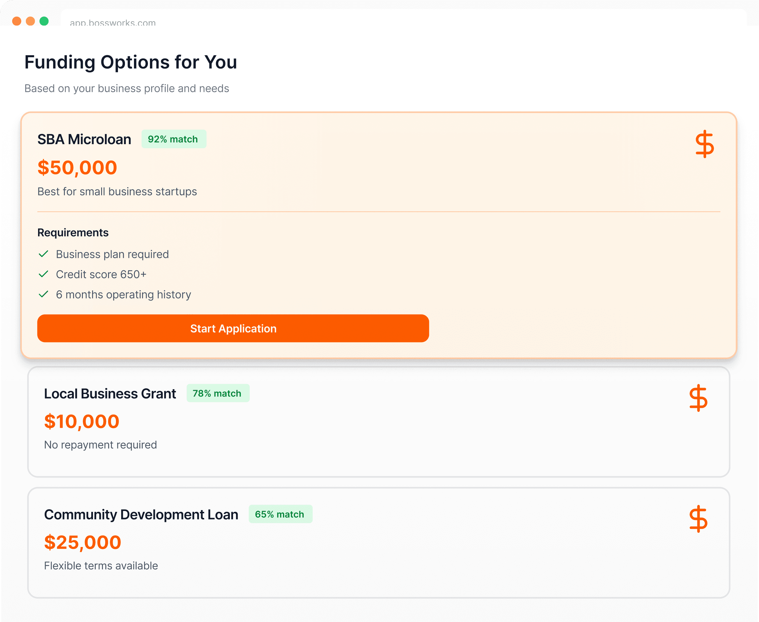 Find funding