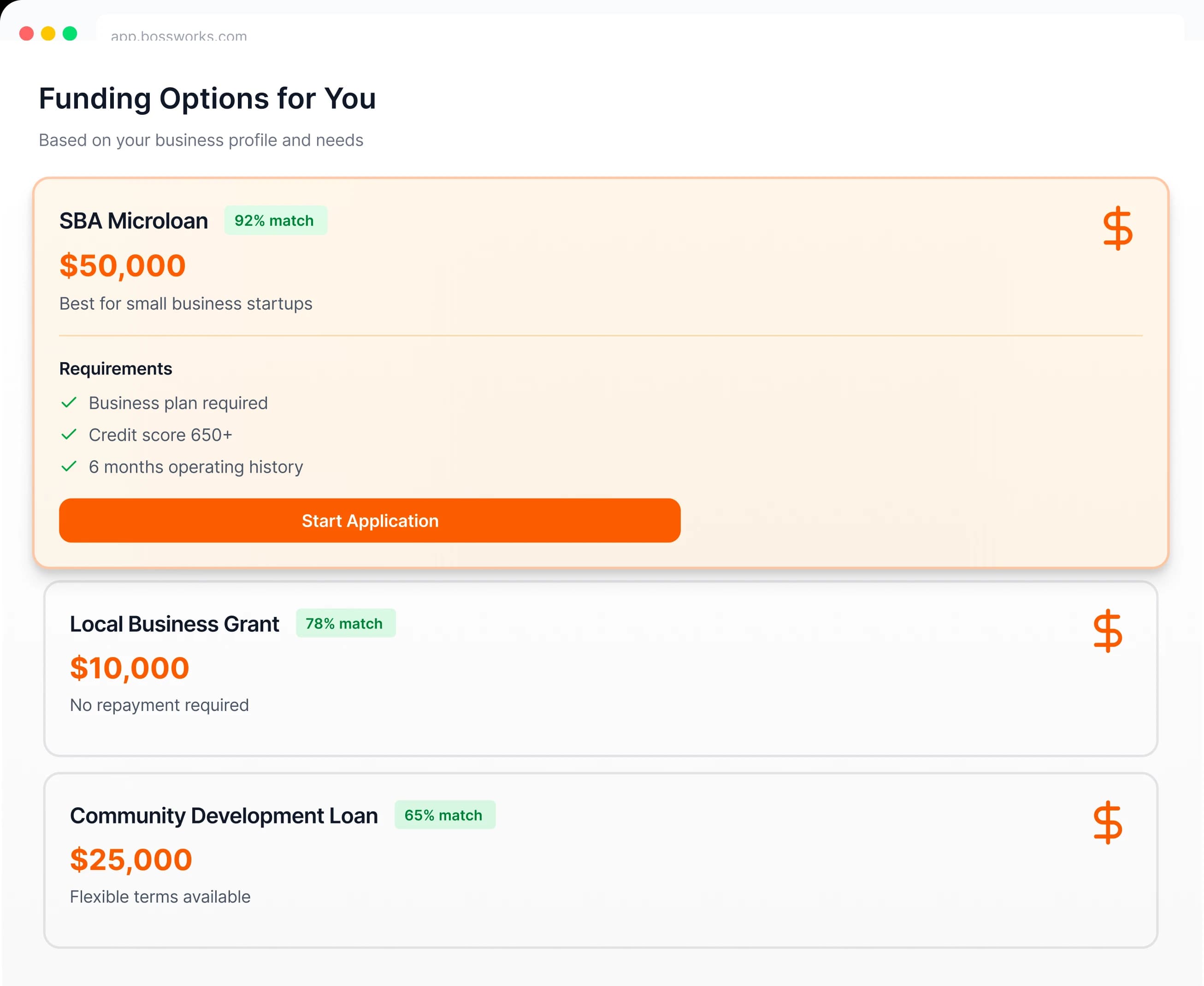 Find funding
