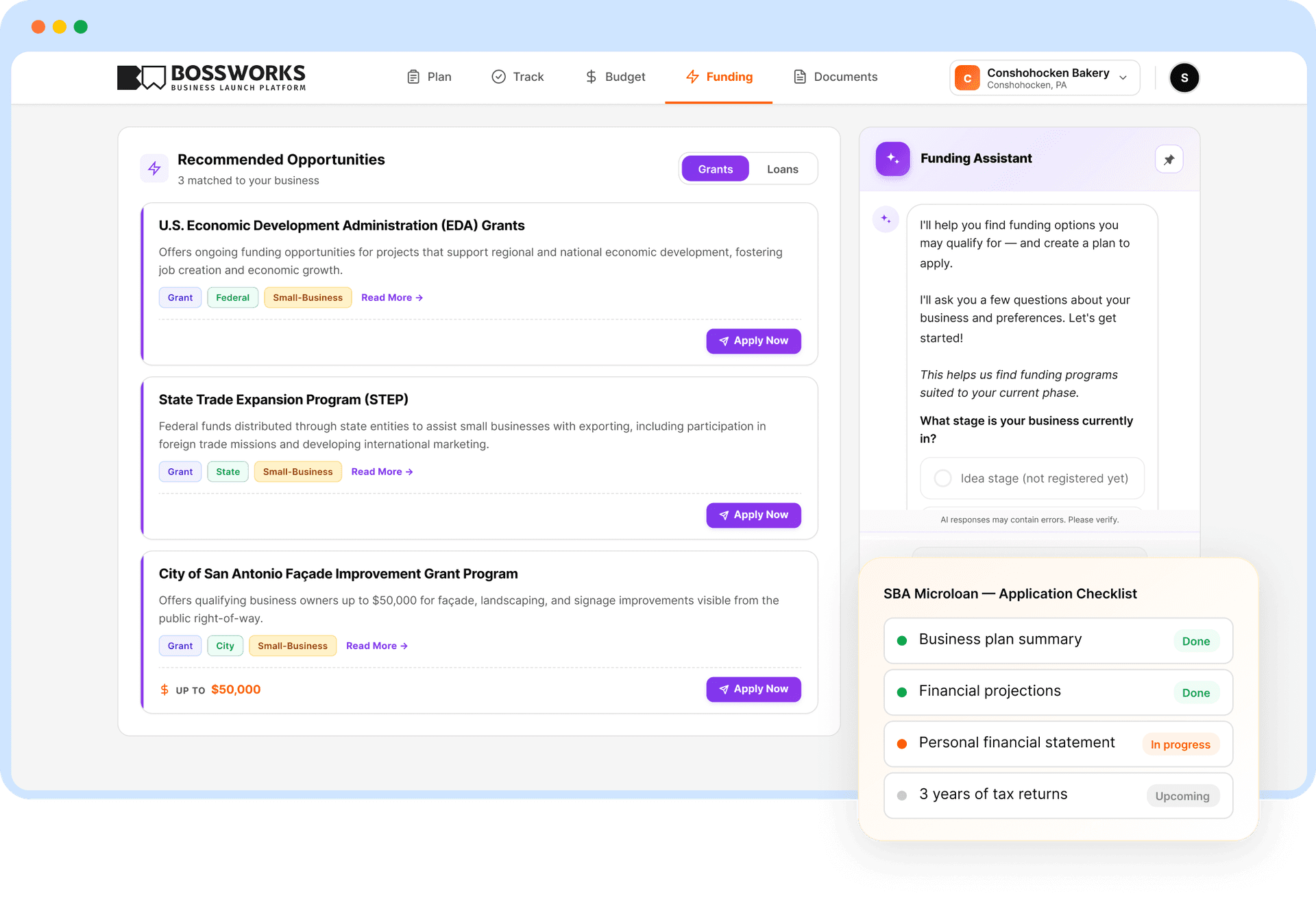 BossWorks Funding
